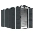 Abri de jardin anthracite 191x300x198 cm acier galvanisé