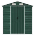 Abri de jardin vert 191x980x198 cm acier galvanisé