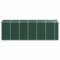 Abri de jardin vert 191x555x198 cm acier galvanisé