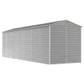 Abri de jardin gris clair 191x640x198 cm acier galvanisé