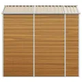 Abri de jardin marron clair 191x215x198 cm acier galvanisé