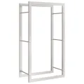 Portant de bois de chauffage 50x28x94 cm acier inoxydable