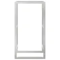 Portant de bois de chauffage 50x28x94 cm acier inoxydable
