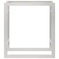 Portant de bois de chauffage 80x28x86 cm acier inoxydable