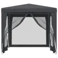 Tente de fête 4 parois latérales en maille Anthracite 2.5x2.5 m