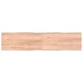 Dessus de table bois massif traité bordure assortie