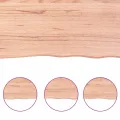 Dessus de table bois massif traité bordure assortie