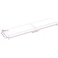 Dessus de table bois massif traité bordure assortie