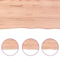 Dessus de table bois massif traité bordure assortie