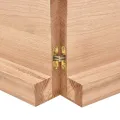 Dessus de table bois massif traité bordure assortie