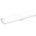 Dessus de table bois massif traité bordure assortie