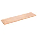 Dessus de table bois massif traité bordure assortie