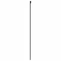 Porte coulissante noir 102,5x205 cm verre trempé aluminium