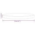 Dessus de table rond Ø50x3 cm bois de pin massif