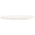 Dessus de table rond blanc Ø70x3 cm bois de pin massif