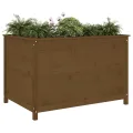 Lit surélevé de jardin brun miel 119,5x82,5x78 cm pin massif