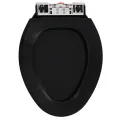 Abattant WC à fermeture en douceur Libération rapide Noir