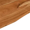 Dessus de bureau 90x50x2,5cm rectangulaire bois massif d'acacia