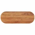 Dessus de table 110x40x2,5 cm ovale bois massif d'acacia