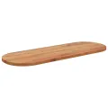 Dessus de table 110x40x2,5 cm ovale bois massif d'acacia