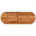 Dessus de table 110x40x2,5 cm ovale bois massif d'acacia