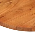 Dessus de table 110x40x2,5 cm ovale bois massif d'acacia