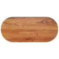 Dessus de table 110x50x2,5 cm ovale bois massif d'acacia