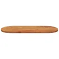 Dessus de table 110x50x2,5 cm ovale bois massif d'acacia