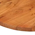 Dessus de table 110x50x2,5 cm ovale bois massif d'acacia