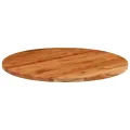 Dessus de table Ø70x3,8 cm rond bois massif d'acacia