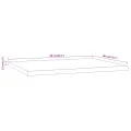 Dessus de table 90x80x2,5 cm rectangulaire bois massif d'acacia