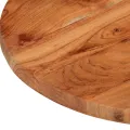 Dessus de table Ø60x3,8 cm rond bois massif d'acacia