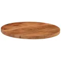 Dessus de table Ø40x3,8 cm rond bois massif d'acacia