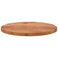 Dessus de table Ø40x3,8 cm rond bois massif d'acacia