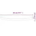 Dessus de table Ø50x2,5 cm rond bois massif de hêtre