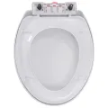 Abattant WC à fermeture en douceur Libération rapide Blanc