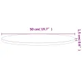 Dessus de table Ø50x1,5 cm rond bois massif de hêtre