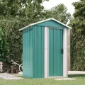 Abri de jardin Vert 126x97,5x177 cm Acier galvanisé