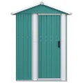 Abri de jardin Vert 126x97,5x177 cm Acier galvanisé