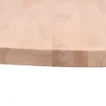 Dessus de table Ø50x4 cm rond bois massif de hêtre