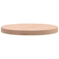 Dessus de table Ø50x4 cm rond bois massif de hêtre