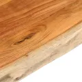 Dessus de table 140x60x2,5cm rectangulaire bois massif d'acacia