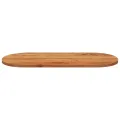Dessus de table 90x40x3,8 cm ovale bois massif d'acacia