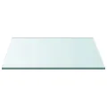 Dessus de table Transparent 60x60 cm Verre trempé