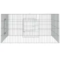 Cage à lapin 110x110x55 cm Fer galvanisé
