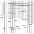 Cage à lapin 110x110x55 cm Fer galvanisé