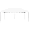 Tente de réception pliable Aluminium 6 x 3 m Blanc