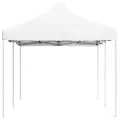 Tente de réception pliable Aluminium 6 x 3 m Blanc