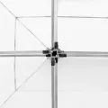Tente de réception pliable Aluminium 6 x 3 m Blanc