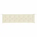 Coussin de banc de jardin crème 200x50x7 cm tissu oxford